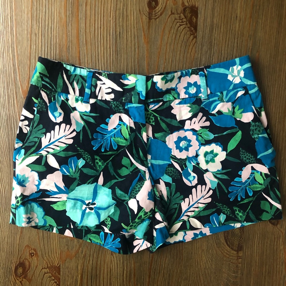 LOFT tropical print shorts